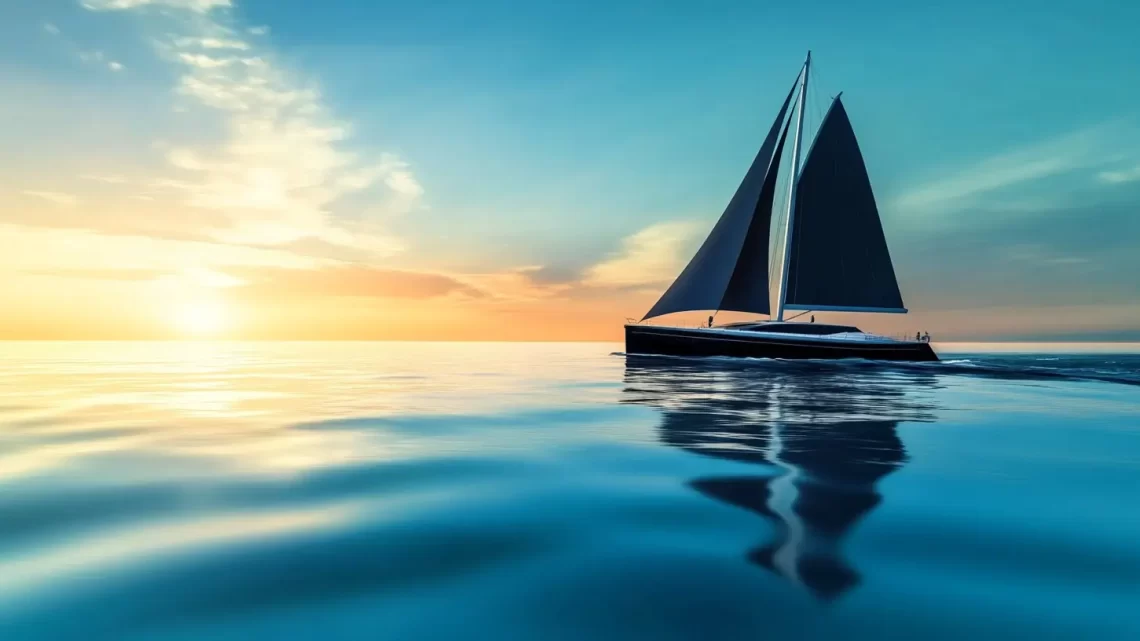 Bateau a voile monocoque