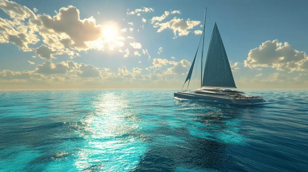 Voilier deriveur mer caraibe